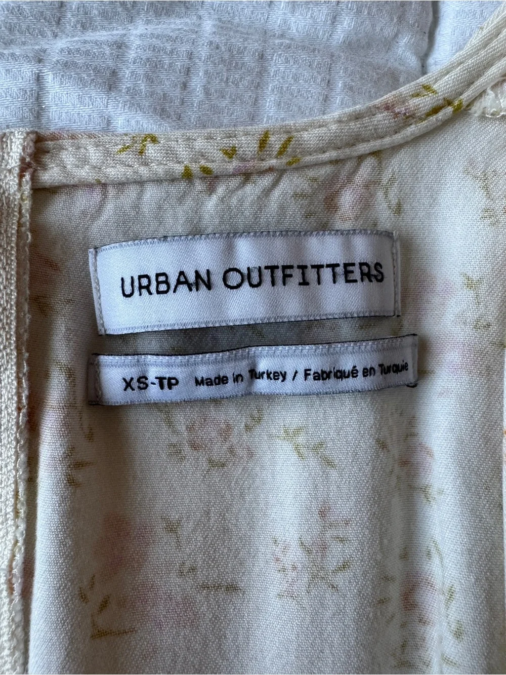 Urban Outfitters floral babydoll mini dress size XS - Picture 8 of 10